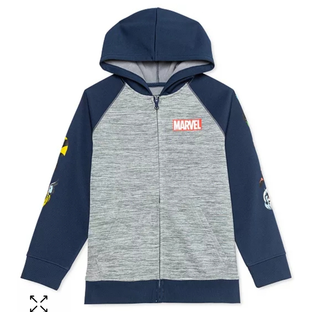 Marvel Avengers Hero Heads Full-Zip Hoodie